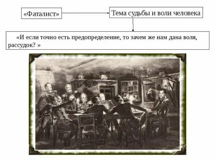 Роль пейзажа в повести фаталист