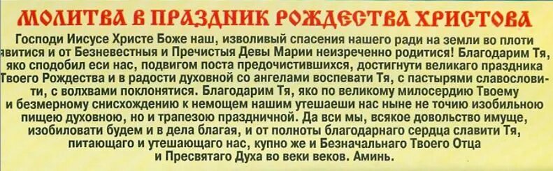 Какую молитву читать в новогоднюю ночь