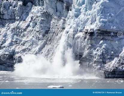 Ice falling