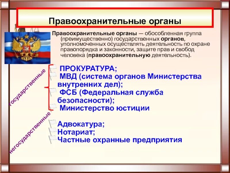 Государственные органы по защите человека. Правоохранительные органы и правоохранительная деятельность. Правоохранительные органы по охране законности и правопорядка. Государственные органы правоохранительной деятельности. Правоохранительные органы прокуратура.