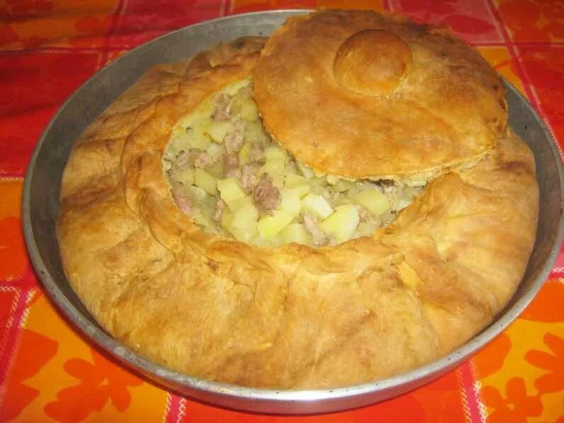 Тесто для татарского балиша с картошкой
