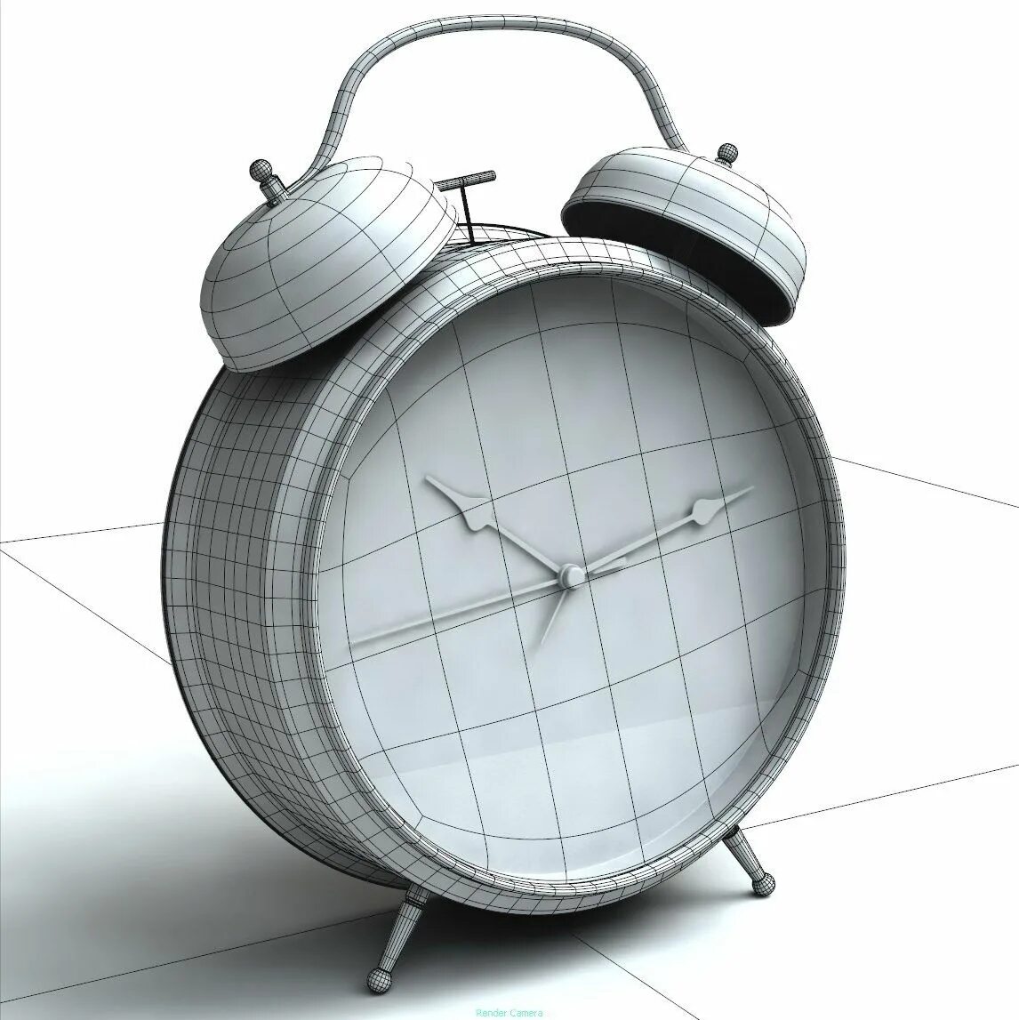 Будильник на три. Alarm Clock 3d model. Будильник сетка 3ds Max. Часы будильник 3д. 3d часы будильник.