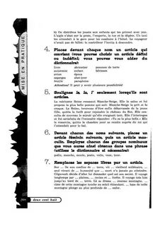 Ответы по французскому 8 класс