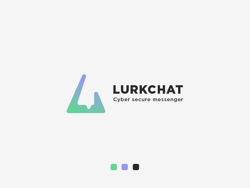 Lurkchat. Lurkchat.com. Студия графического дизайна. Люркер логотип.