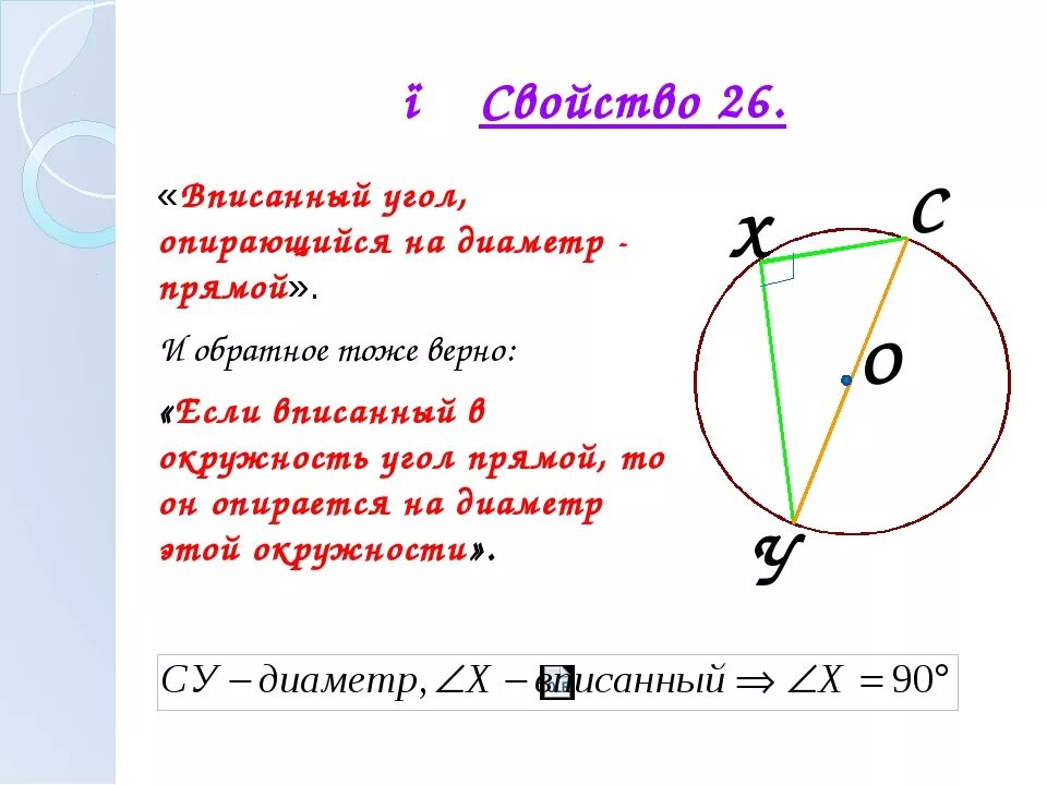 Укажите вписанные углы равные 90. Теорема о вписанном угле опирающемся на диаметр. Вписанный угол опирающийся на диаметр прямой. Вписанный угол опирающийся на диаметр равен 90. Вписанный угол опирающийся на диаметр.