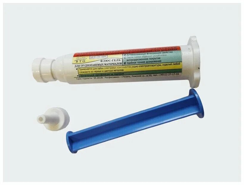 (красный). флюс rusflux 6-412-a. безотмывочный флюс для пайки. флюс-гель tr-rma. Ml - prom -lens-105w.