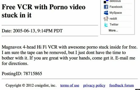 Funniest Free Craigslist Ads: There's A Reason It's Free (PHOTOS.