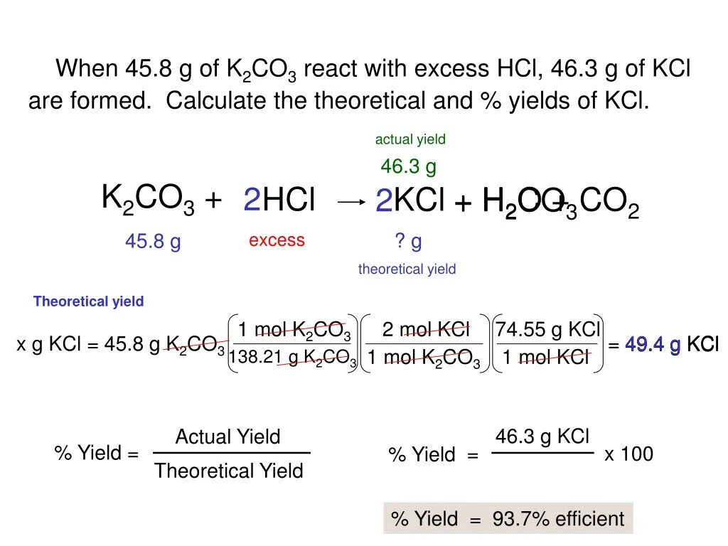 Kcl k2so3