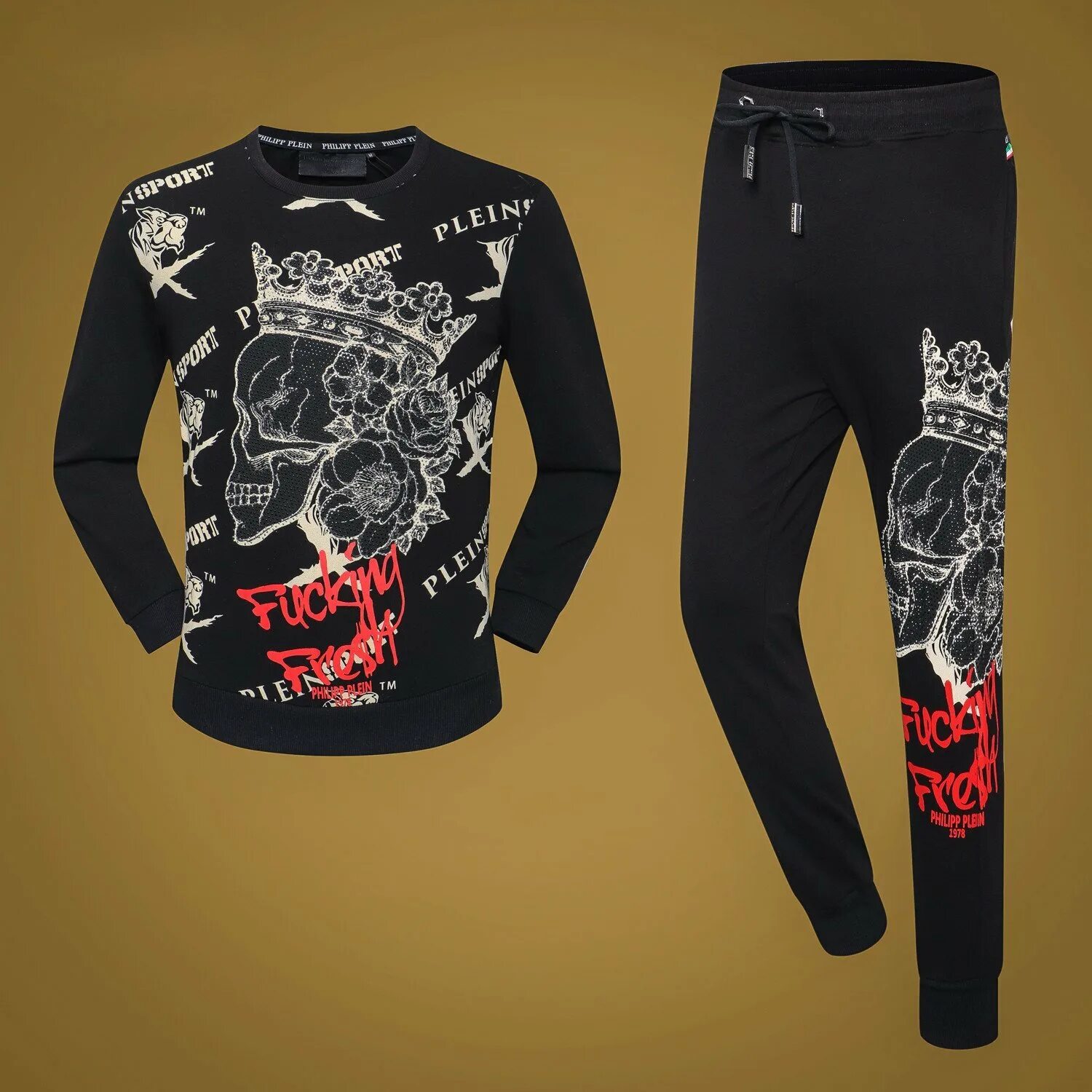 Спортивный костюм plein. Philipp plein Sport костюм женский.