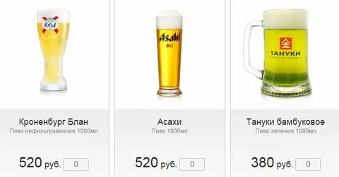 Тануки долгопрудный меню