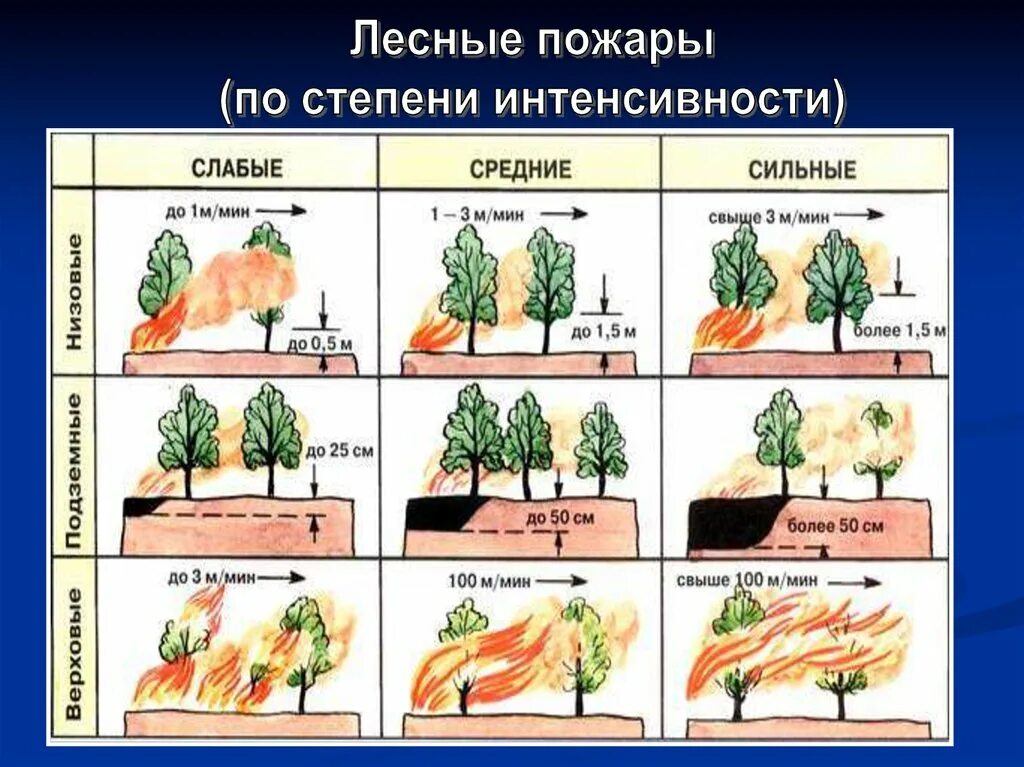 Средне сильный огонь