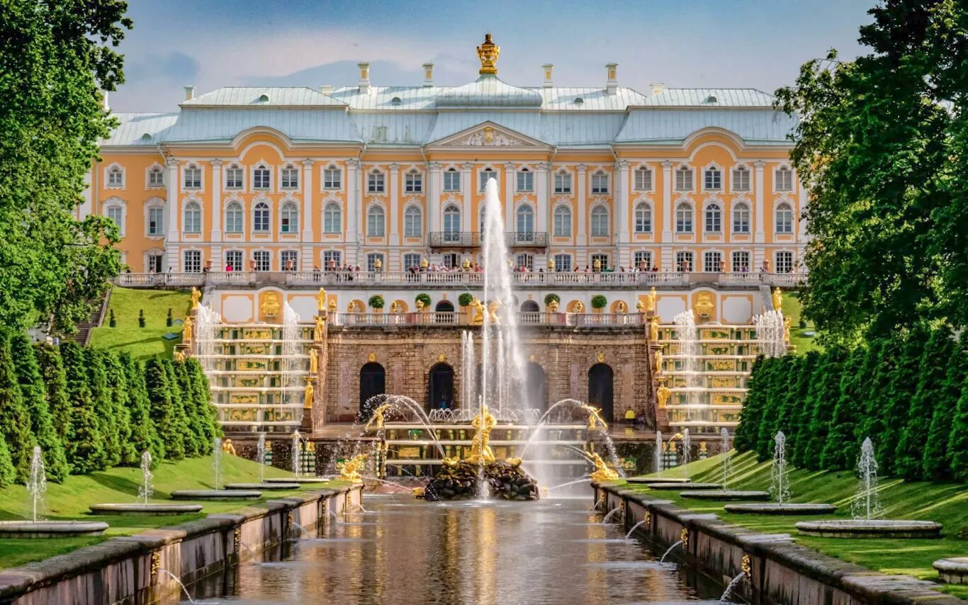 The peterhof palace is also