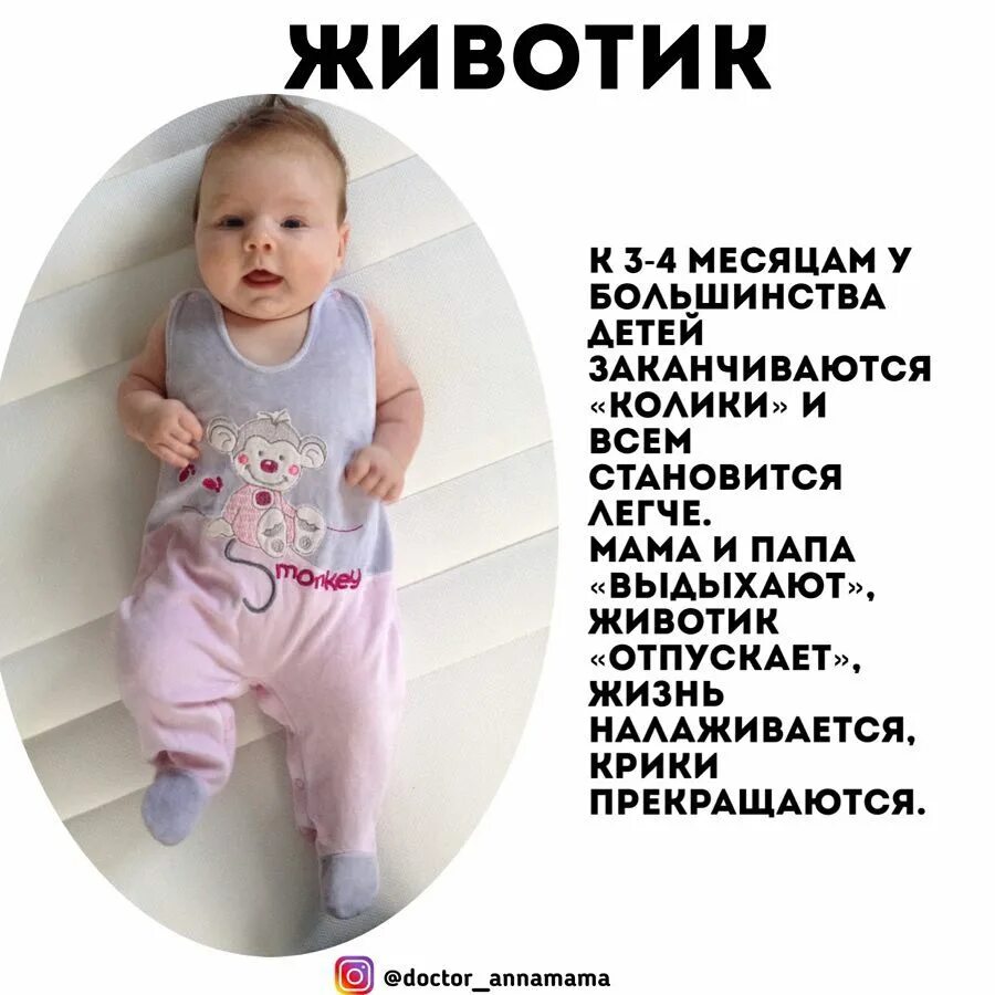 Сколько у детей колики