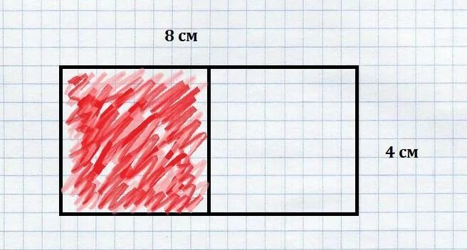 Прямоугольник со сторонами 4 и 8