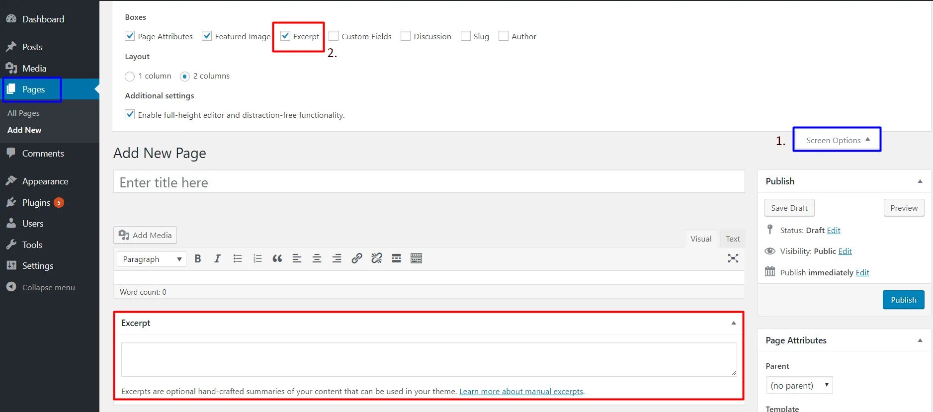 Function wp content