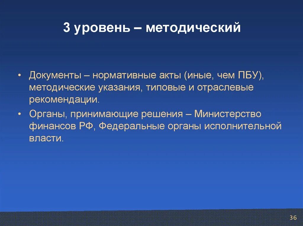 3 уровень методический