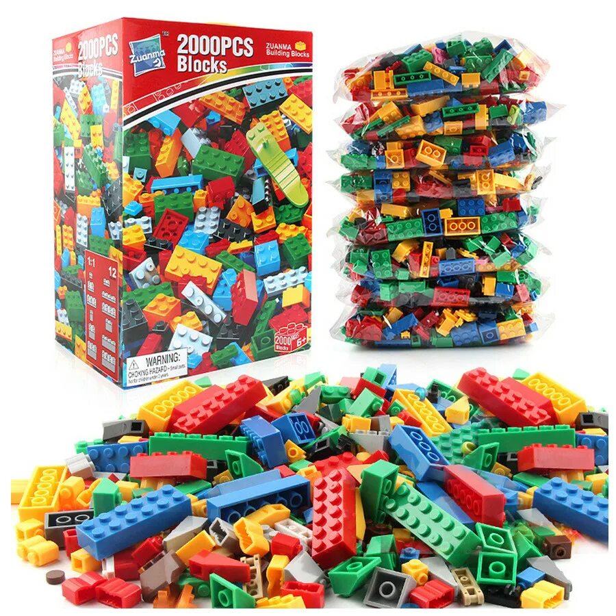 Bricks puzzle building blocks