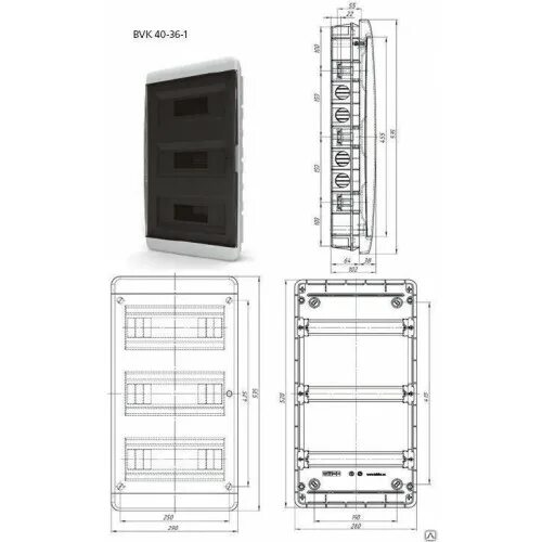 Щит щрв размеры. Щит Tekfor BVK 40-36-1. Бокс Tekfor BVK 40-36-1. Щит распределительный Текфор 36. Щит встраиваемый Tekfor BVK 40-36-1 36 модулей.