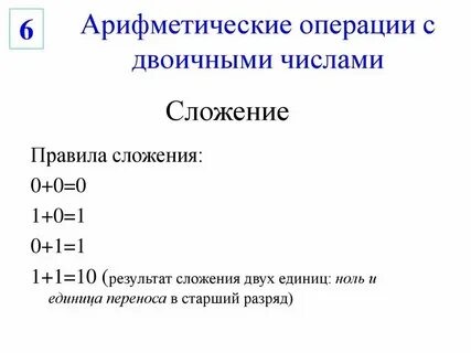 Арифметическое чисел числа сложить