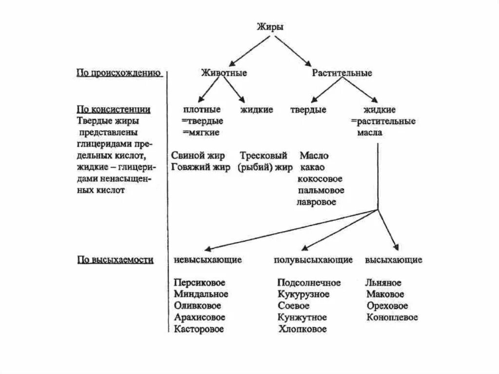 1 группа жиры