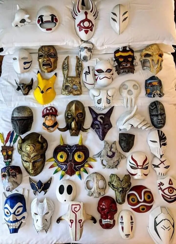 Интересные маски. Дизайнерские маски. Коллекционные маски. Коллекция масок. Collection маски