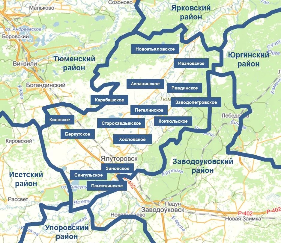 Села и поселки тюменской области. Карта Ялуторовского района Тюменской области. Карта Ялуторовского района. Карта Ярковского района Тюменской области. Карта Ярковского района.