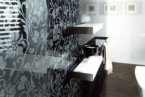 Черные панели для ванной