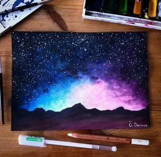 Как красиво нарисовать космос