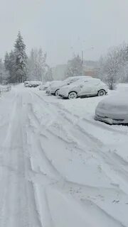 Снегопад в мае