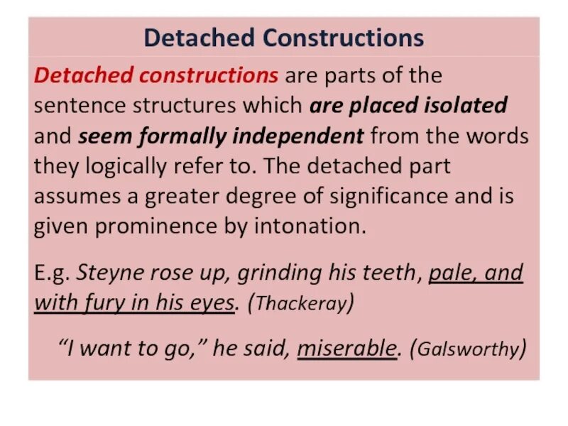 Having been constructed. Having been constructed