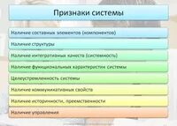 Типичными признаками системы являются. Типичными признаками системы являются