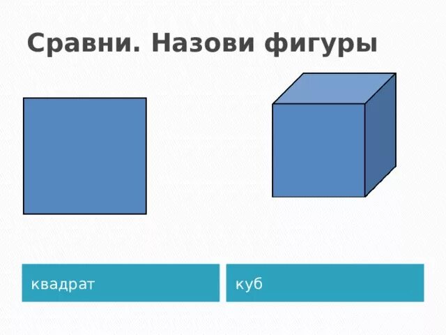 Квадрат и куб. Куб и квадрат задания для дошкольников. Квадрат и куб фигуры разница. Куб 4 класс математика.
