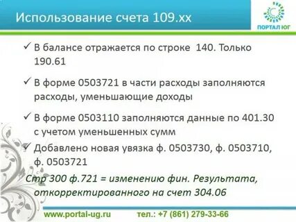 Контрольные соотношения баланса