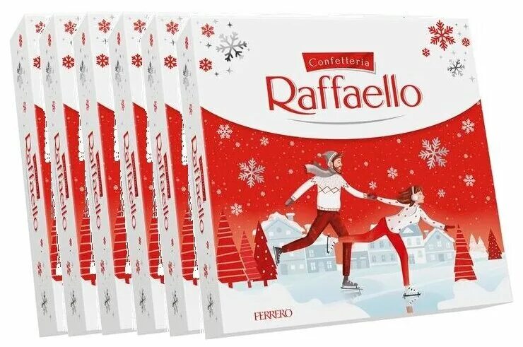 "раффаэлло" т7 70 гр. рафаэлло упаковка. конфеты раффаэлло 150г. конфеты рафаэлло новый год. конфеты рафаэлло в новогодней упаковке.