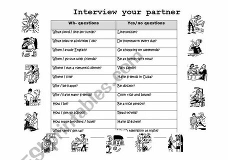Interview your partner