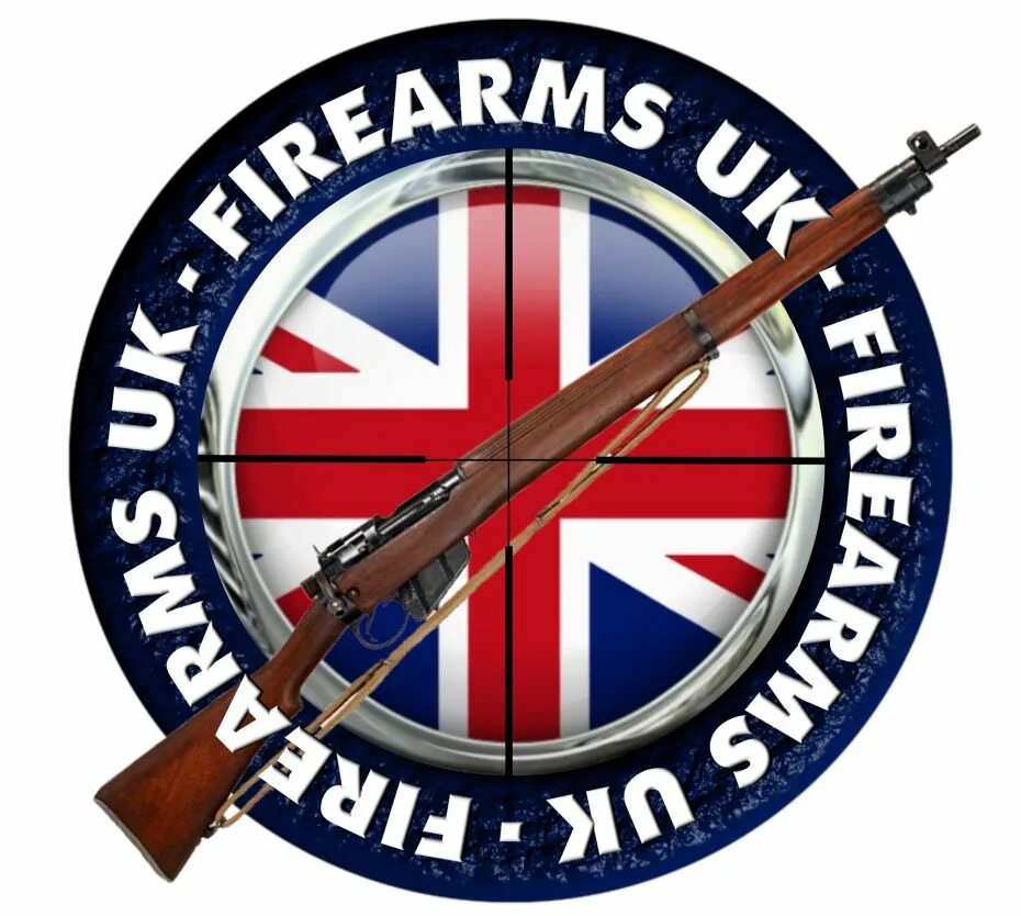 Flag uk and Pistol. Pro uk