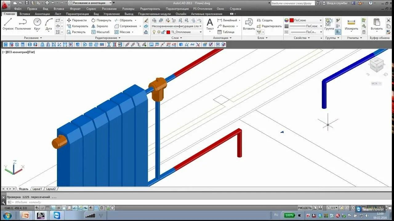 Программа система отопления частного дома. Autocad проектирование сантехника 3d. 3д моделирование систем отопления. valtec.prg.3.1.3. программа для проектирования отопления частного дома.
