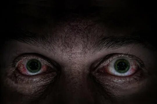 Ole Crazy Eyes had his pupils dilated at the eye doctor.... Flickr