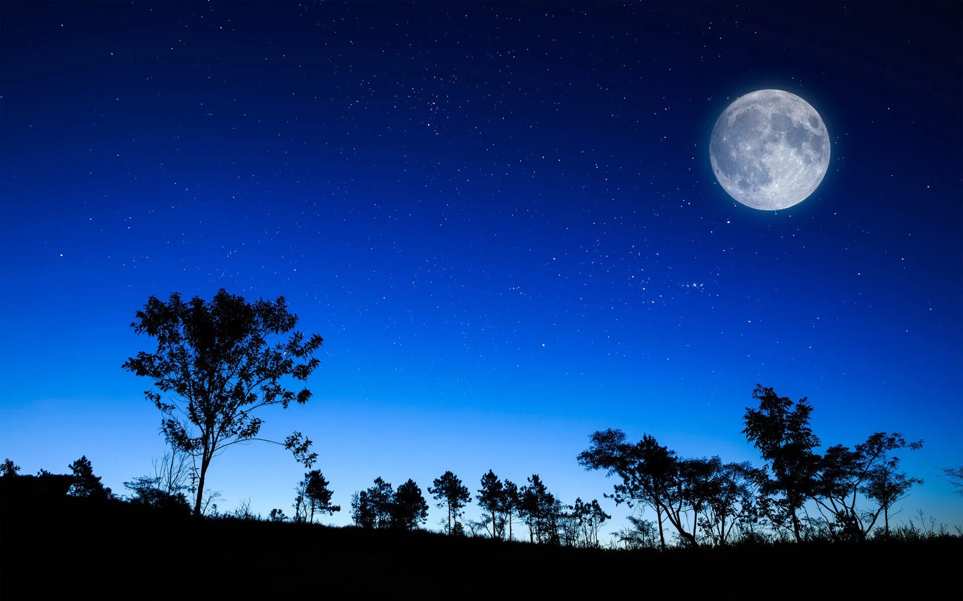 Картинки на ночь. Ночь Луна. Звездное небо с луной. Ночное небо. Into the Blue Deep Sleep.