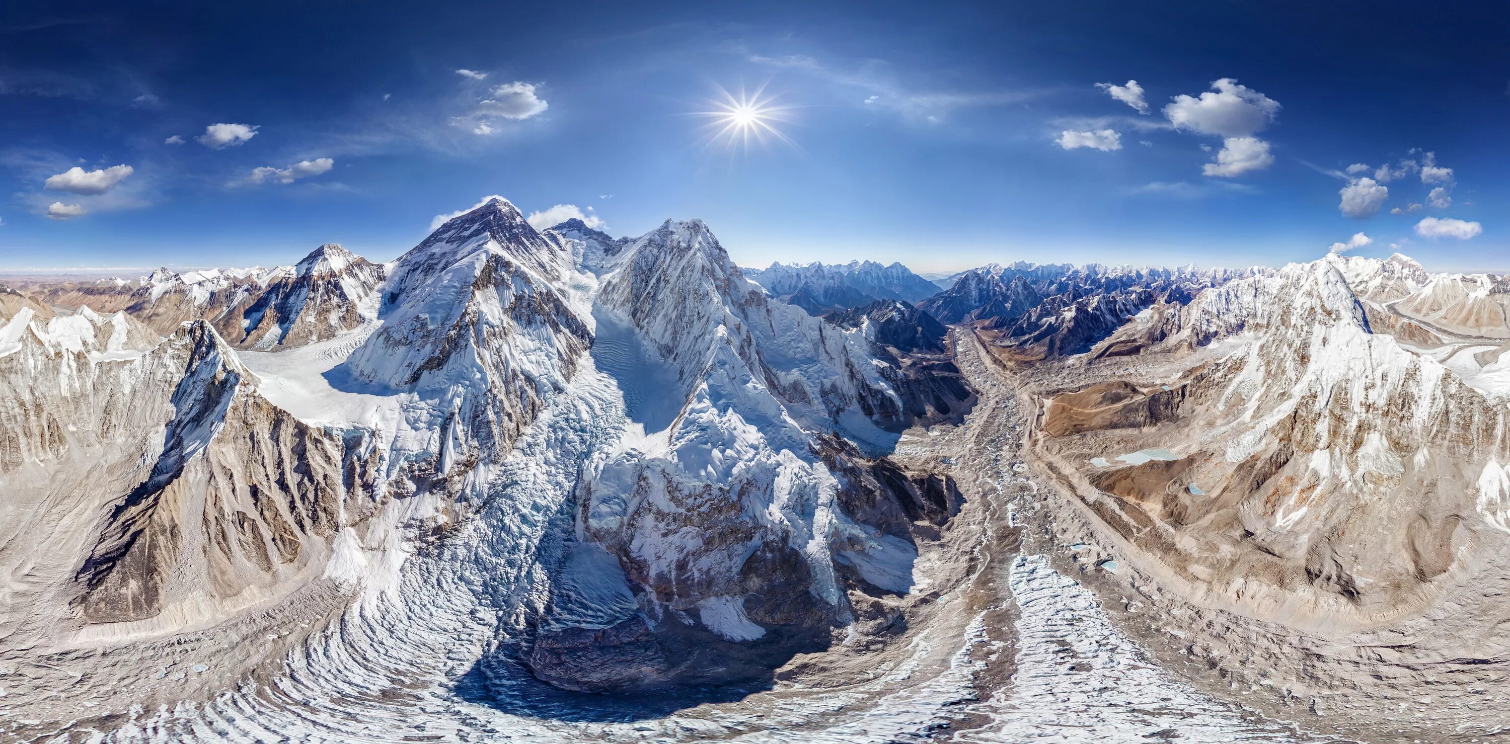 Самая высокая снежная гора. Гималаи гора Эверест. Панорама горы Эверест. Горы : Гималаи (Эверест 8848м). Гималаи панорама.
