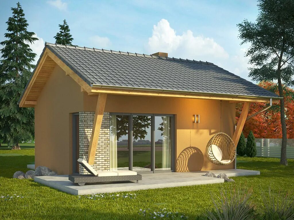 Tiny haus 25 m2. M2-Kodit. Дома. Дом 35 ком