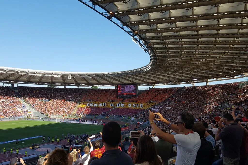 Олимпийский стадион (Рим). Стадио Олимпико Рим поле. Stadio Olimpico ROMA за воротами.