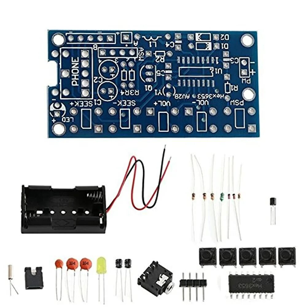 Модуль радиоприемника купить. Модуль PCB 76 МГЦ-108 МГЦ. Fm радиоприемник модуль 87-108 МГЦ. PCB DIY радиоприемник модуль. DIY Kit am-fm радиоприемник.