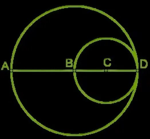 Известно что точка b. Известно что точка б центр большой окружности. Точка б центр большой окружности точка ц центр меньшей окружности. Диаметр ad. Диаметр ad большой окружности равен 16,4 см определи длину отрезков.