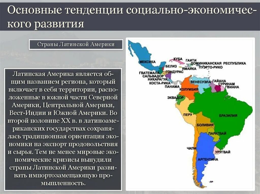 Политическая карта Латинской Америки кратко. Политическое развитие Латинской Америки. Латинская Америка после второй мировой войны политическая карта. Латинская Америка в конце 19 начале 20 века карта.