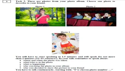 Английский егэ устный задание 3