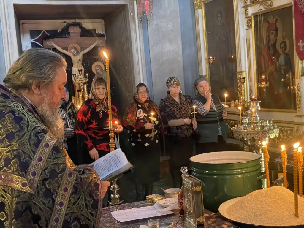 Соборование Елеосвящение иконы. Соборование в Великий пост. Соборование в храме Пимена Великого. Таинство соборования в великий пост что это