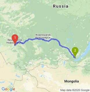 Расстояние между новосибирск иркутск