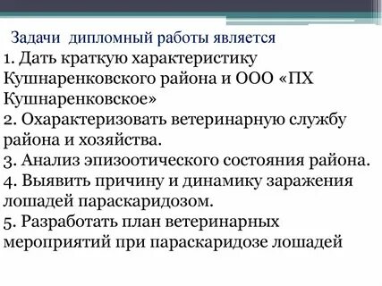 Дипломная работа является