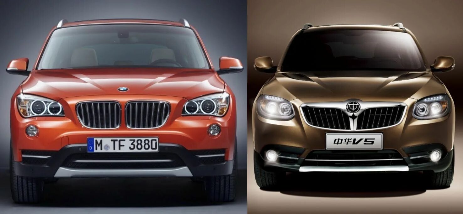 Оригинал вместо копии. Brilliance v5 BMW. Brilliance v5 vs BMW x1. Китайский BMW x1. Китайский БМВ Бриллианс.